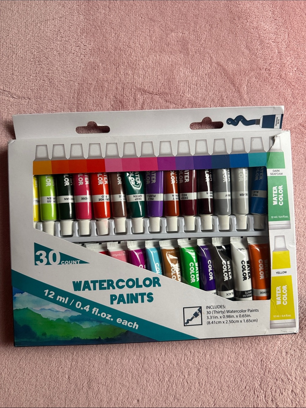 Watercolor Paint Set - 30-Color Assortment (Multicolor)
